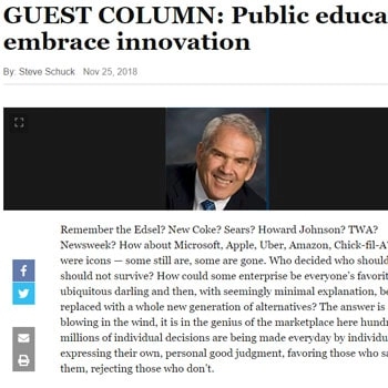 Guest Column: Public Educa embrace innovation